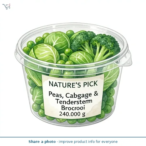 Peas, Cabbage & Tenderstem Broccoli 