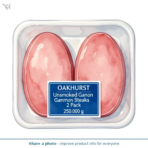 Unsmoked Gammon Steaks 2 Pack