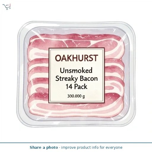Unsmoked Streaky Bacon 14 Pack