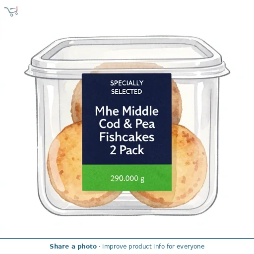Melt In The Middle Cod & Pea Fishcakes 2 Pack