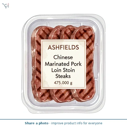 Chinese Marinated Pork Loin Steaks