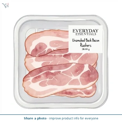 Unsmoked Back Bacon Rashers