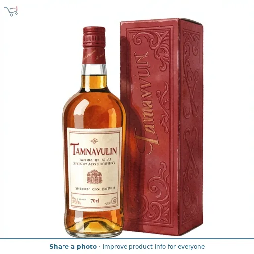 Tamnavulin Speyside Single Malt Scotch Whisky Sherry, Cask Edition 70cl