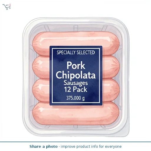 Pork Chipolata Sausages 12 Pack