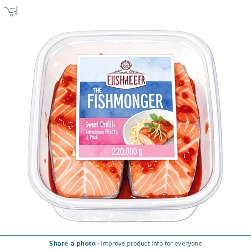 Sweet Chilli Infused Salmon Fillets 2 Pack