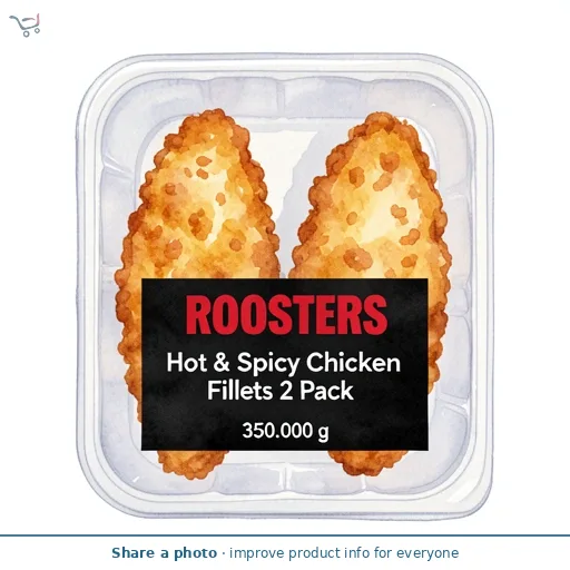 Hot & Spicy Chicken Fillets 2 Pack