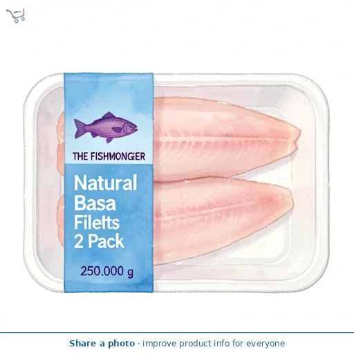 Natural Basa Fillets 2 Pack