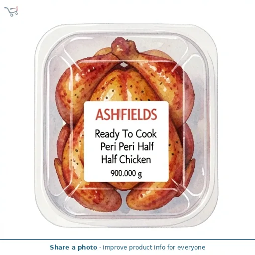 Ready To Cook Peri Peri Half Chicken