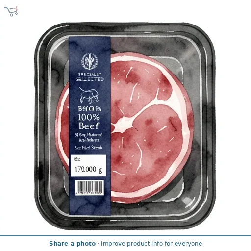 100% British Beef 30 Day Matured 6oz Fillet Steak