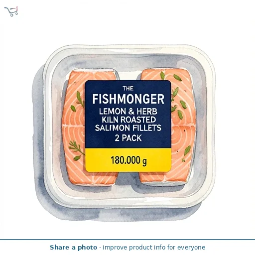 Lemon & Herb Kiln Roasted Salmon Fillets 2 Pack