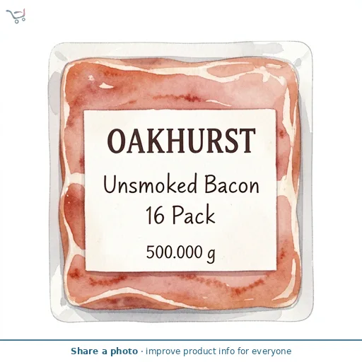 Unsmoked Bacon 16 Pack