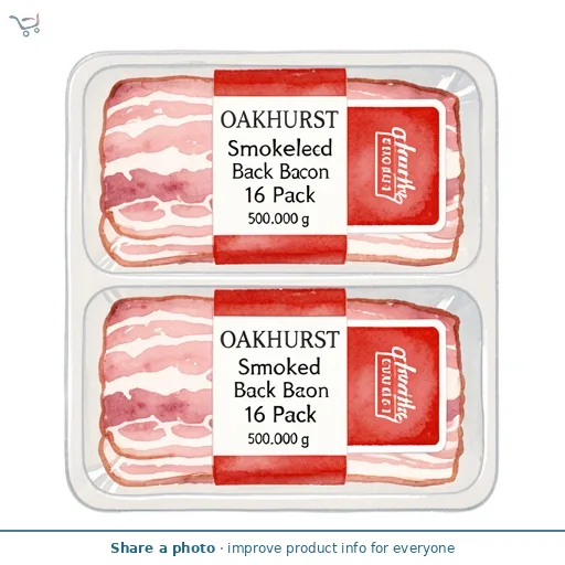 Smoked Back Bacon 16 Pack