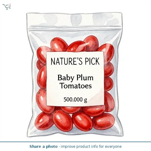 Baby Plum Tomatoes 500g