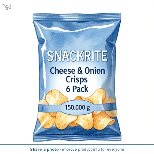 Cheese & Onion Crisps 6 Pack