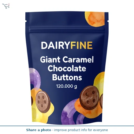 Giant Caramel Chocolate Buttons