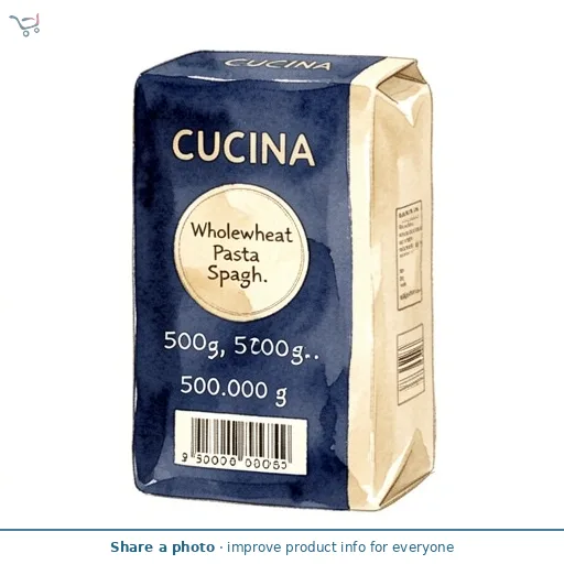 Wholewheat Pasta 500g, Spagh.