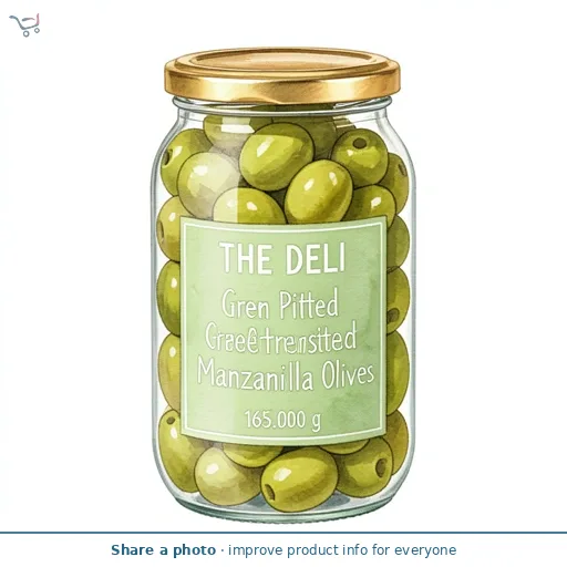 Green Pitted Manzanilla Olives