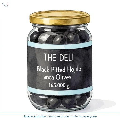 Black Pitted Hojiblanca Olives