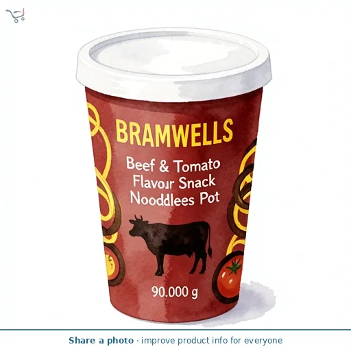 Beef & Tomato Flavour Snack Noodles Pot