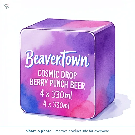 Beavertown Cosmic Drop Berry 4.0% 4x330ml