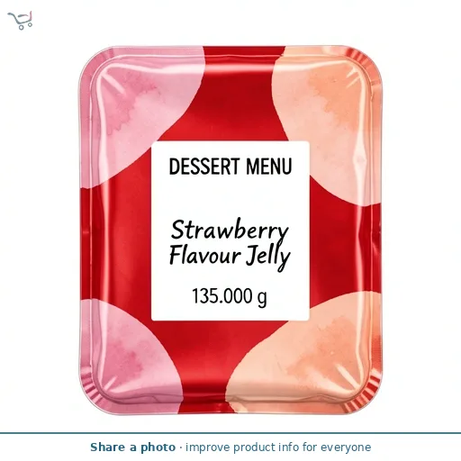 Strawberry Flavour Jelly