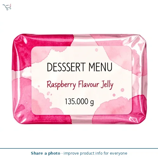 Raspberry Flavour Jelly