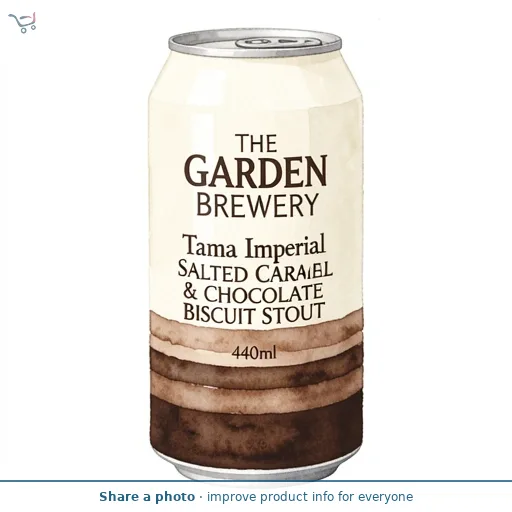 The Garden Brewery Tama Imperial Salted Caramel & Chocolate Biscuit Stout 440ml