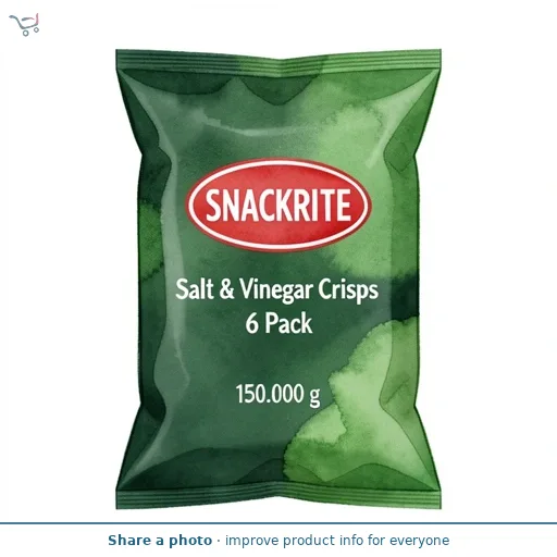Salt & Vinegar Crisps 6 Pack