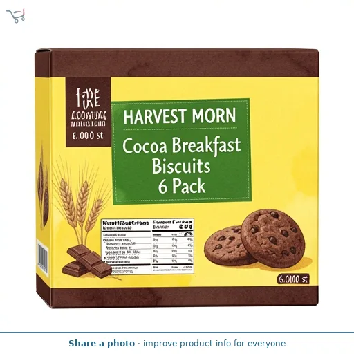 Cocoa Breakfast Biscuits 6 Pack