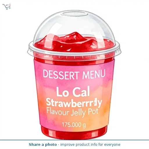 Lo Cal Strawberry Flavour Jelly Pot