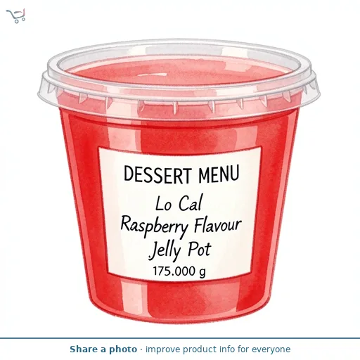 Lo Cal Raspberry Flavour Jelly Pot