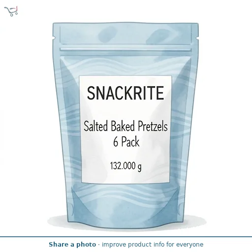 Salted Baked Pretzels 6 Pack