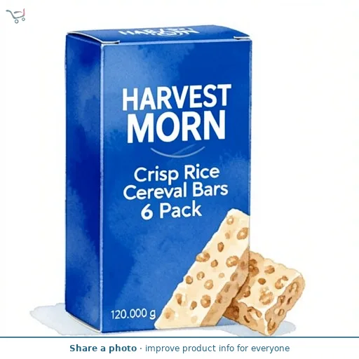 Crisp Rice Cereal Bars 6 Pack