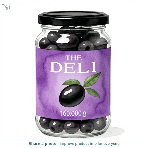 Black Spanish Olives pitted 320g