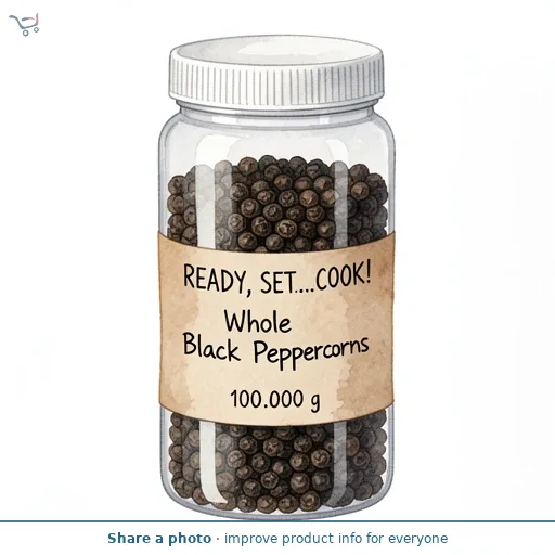 Whole Black Peppercorns