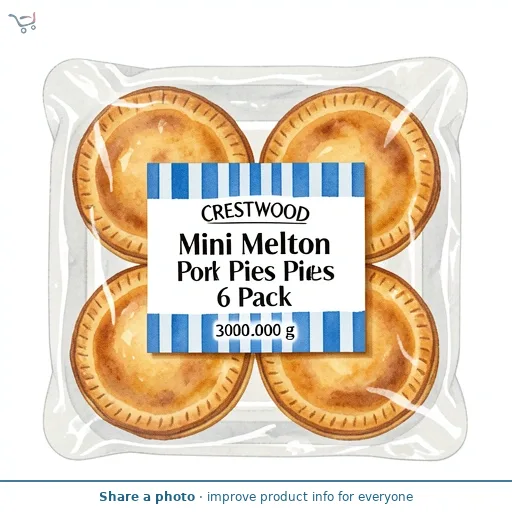 Mini Melton Pork Pies 6 Pack