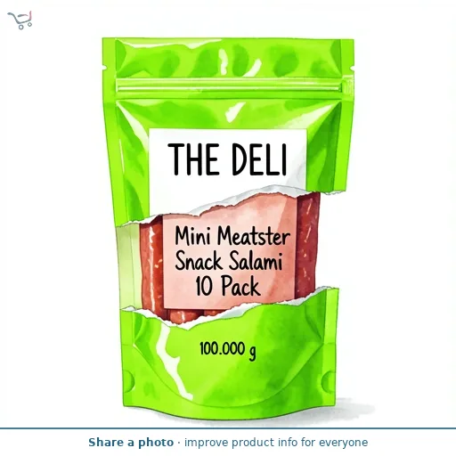 Mini Meatster Snack Salami 10 Pack