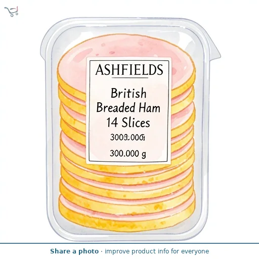 British Breaded Ham 14 Slices