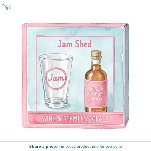 Jam Shed Wine & Stemless Glass