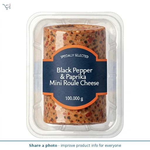 Black Pepper & Paprika Mini Roule Cheese