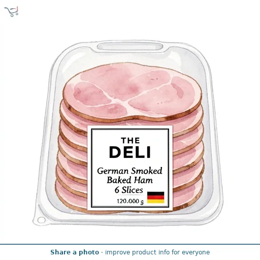 German Smoked Baked Ham 6 Slices
