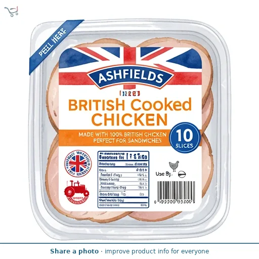 British Cooked Chicken 10 Slices