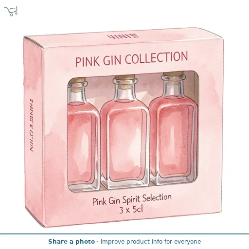 Pink Gin Spirit Selection 3 x 5cl