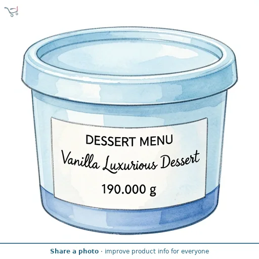 Vanilla Luxurious Dessert