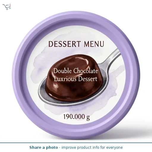 Double Chocolate Luxurious Dessert