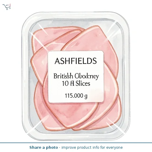 British Cooked Honey Ham 10 Slices