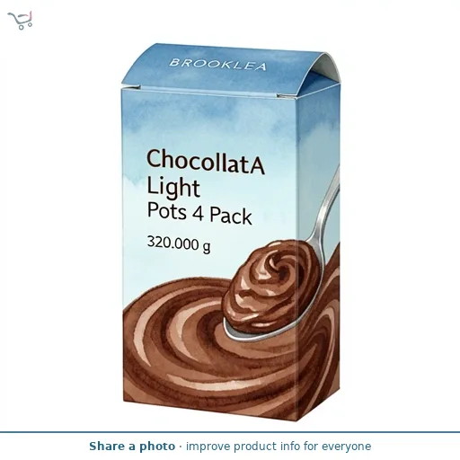 Chocolate Light Pots 4 Pack