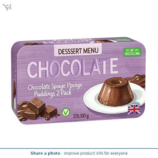 Chocolate Sponge Puddings 2 Pack