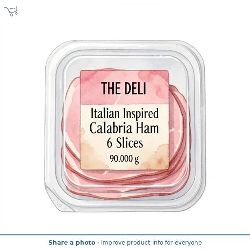 Italian Inspired Calabria Ham 6 Slices