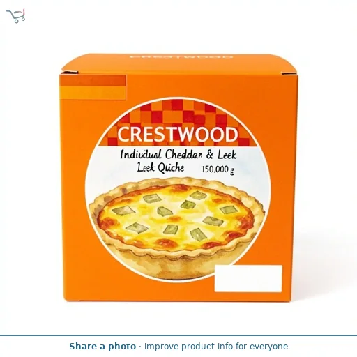 Individual Cheddar & Leek Quiche